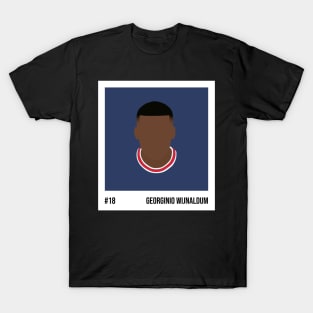 Georginio Wijnaldum Minimalistic Camera Film T-Shirt